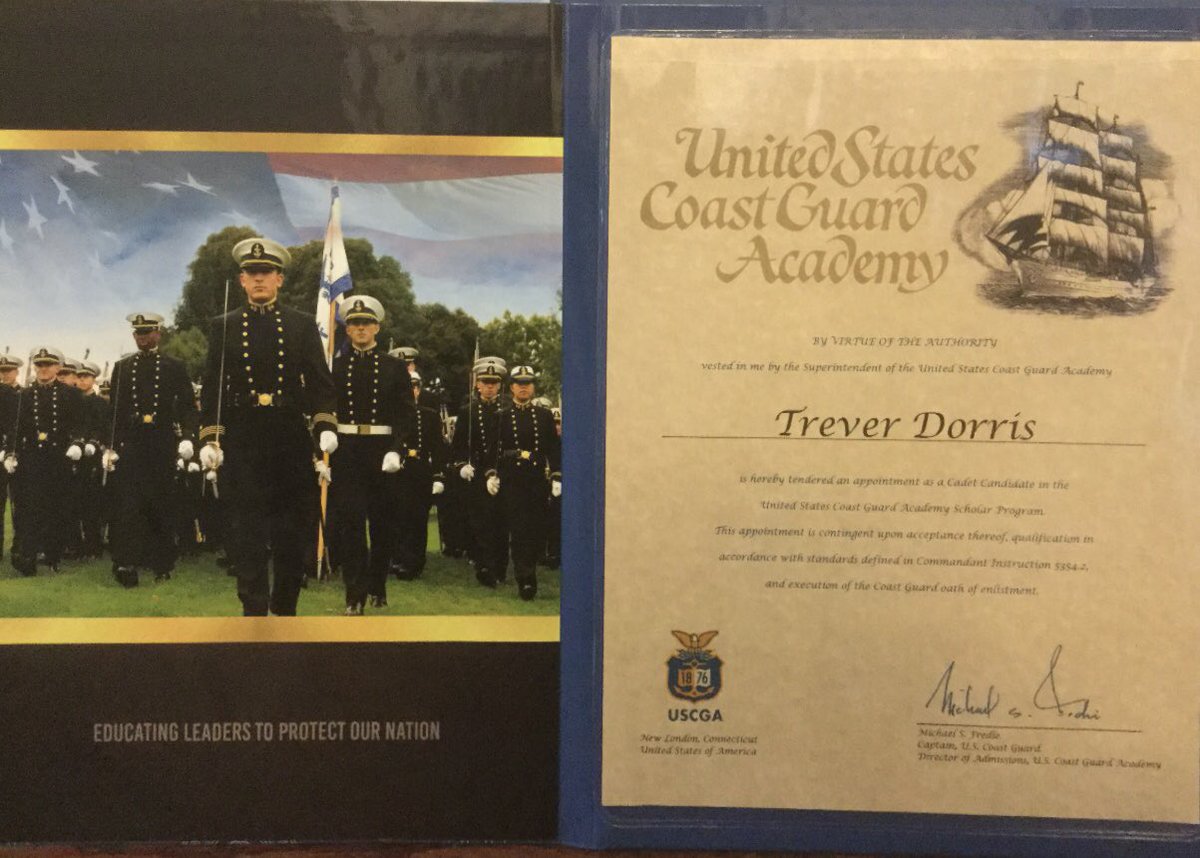 tdorris_44's tweet photo. Excited to announce that I will be attending the United States Coast Guard Academy! 
@CGA_Football https://t.co/PEjQcjCCXV