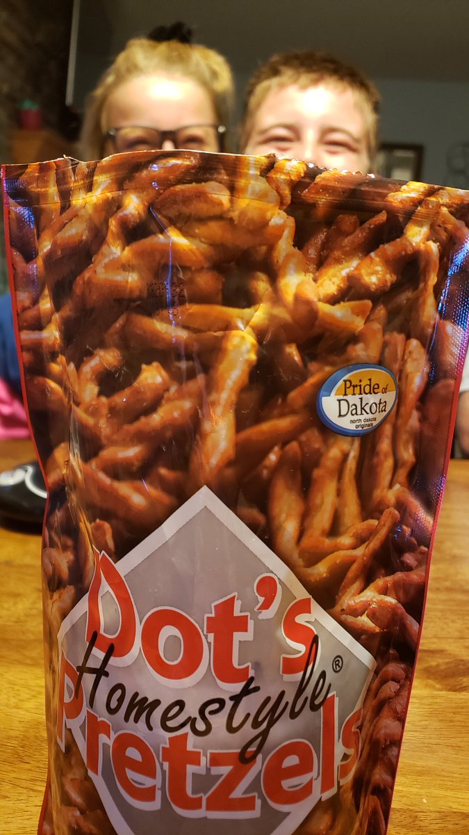 Found this Pride of NORTH Dakota item at my local Target! These pretzels are delicious! AND these pretzels are making me thirsty! (#Seinfeld) 😂😂
Found these kids in my house too. They're way more expensive than the delicious pretzels.