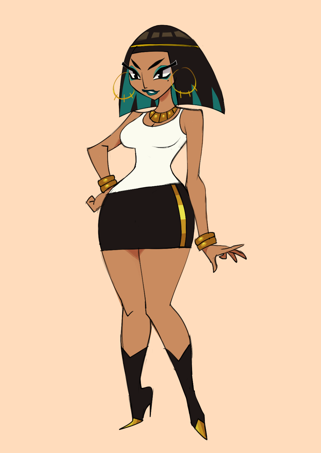 Did a redesign of Cleo from Clone High. 