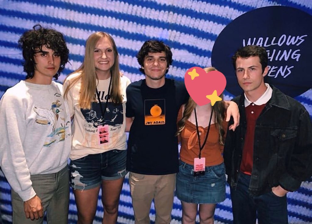 Iemastcr's tweet photo. I will be back soon, I promise. but I wanted to say happy 1 mil to @wallowsmusic on insta. im literally crying im so proud of how far you guys have come since pleaser came out🥺 I will always love and support you guys<3 @colepressston @dylanminnette https://t.co/zXs1TV2rfR