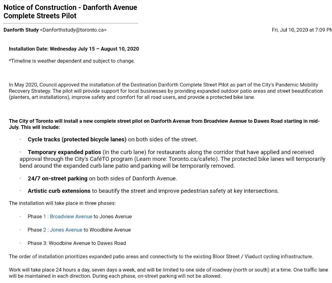 biketo's tweet image. Coming Soon: #DestinationDanforth  🎉🚲

Installation set to begin July 15 (pending weather) 

#BikeLocalShopLocal
#DanforthLovesBikes
#BikeTO