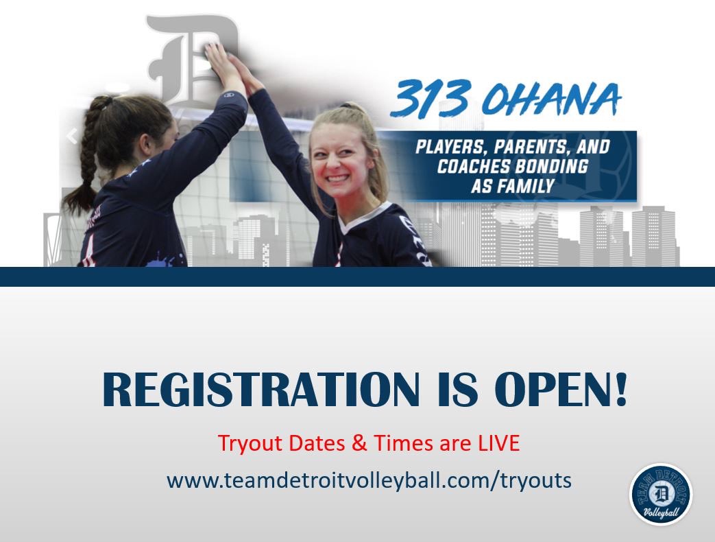 Can’t wait!!! Visit the website for tryout dates/times &amp; registration🎉 <a href="/DetroitRecruits/">Team Detroit Volleyball Recruits</a>