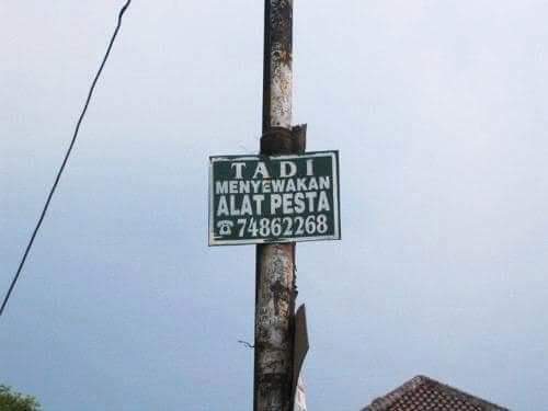 arbainrambey's tweet photo. Nama dia memang Tadi.....dan masihhhhhh menyewakan https://t.co/H0B9u2u0GF