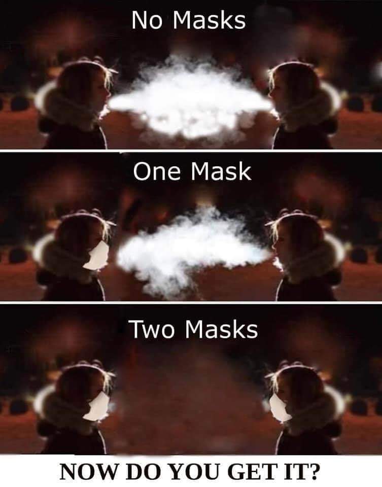 Mask or not...