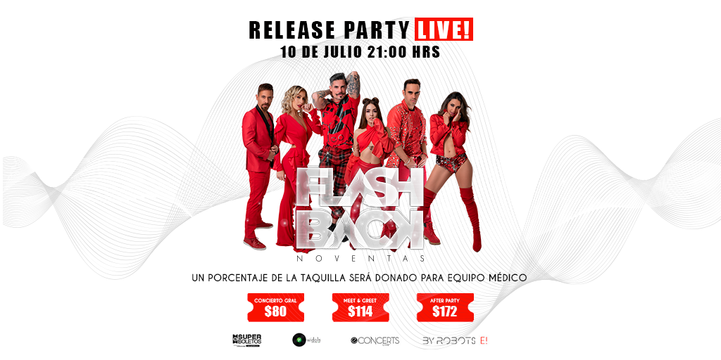 ByRobotsE's tweet photo. ¿Ya tienes tus conexiones? 

Te esperamos hoy en el @FlashBack90sofi Release Party

¿Sabías que un porcentaje va donado para equipo médico? 

COMPRA TUS BOLETOS AQUÍ
https://t.co/6fXgbGqZUn

UNA CANCIÓN POR ELLOS... NUESTRO HÉROES. https://t.co/Sl9M9Q369T