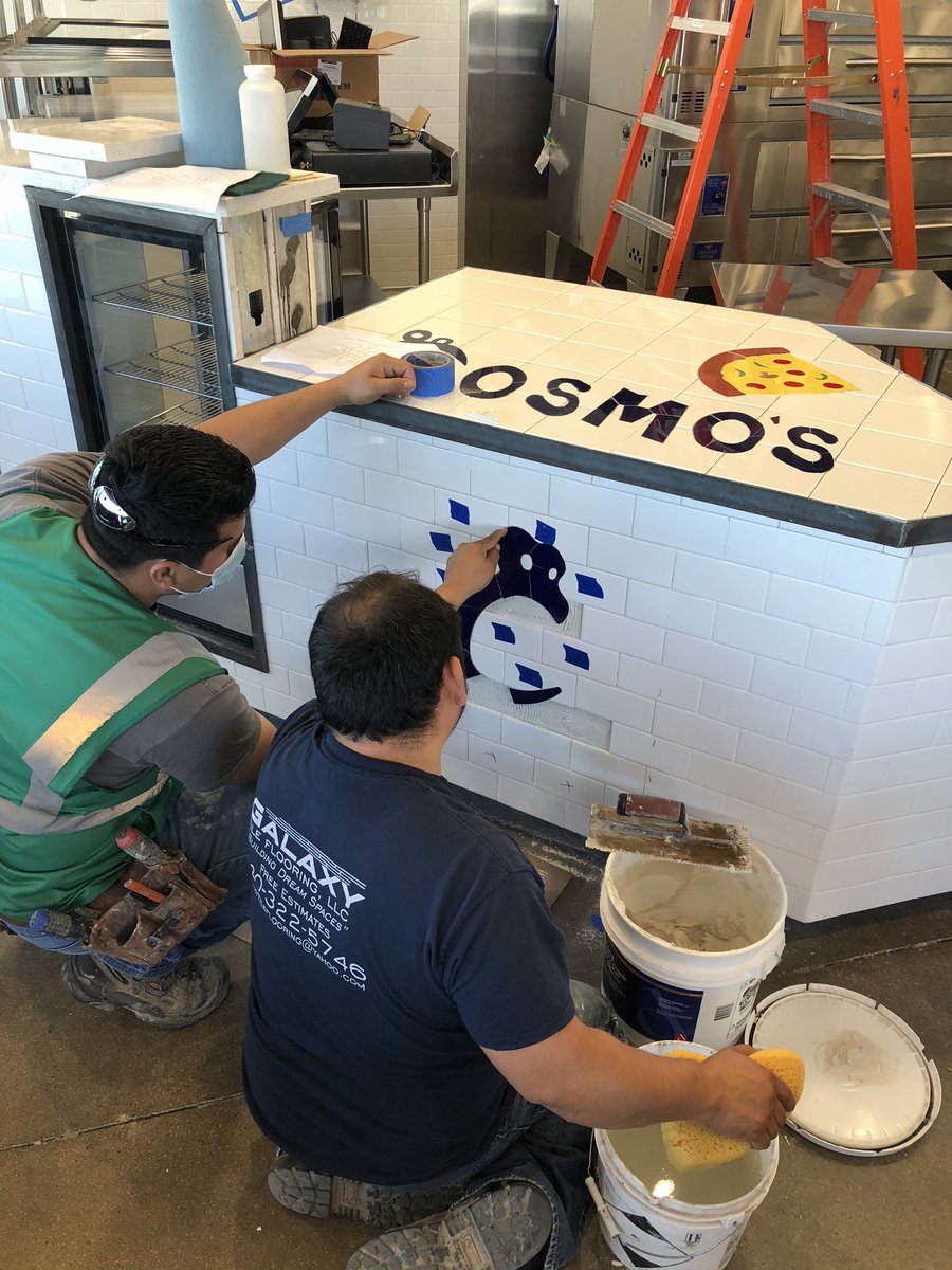 Putting the Final touches on our New Lafayette shop.