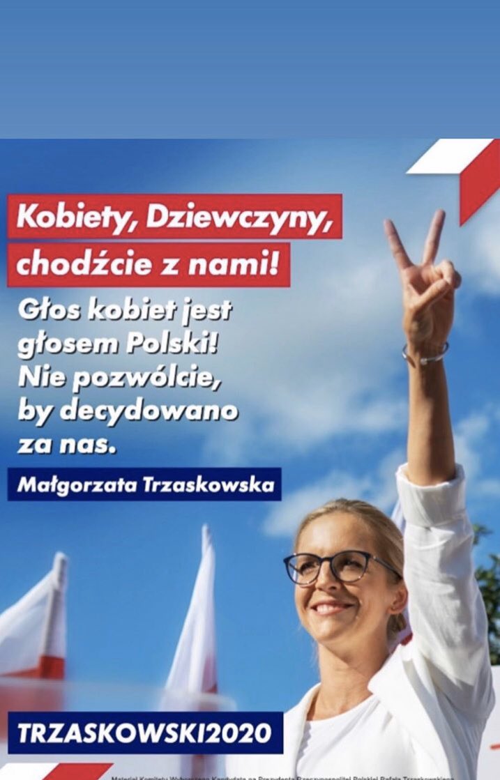 MartaIzabela's tweet photo. GŁOSUJ! #Trzaskowski2020
#WyboryPrezydenckie2020
#MamyDosc #PrawaKobiet https://t.co/2Z3moM8x2j