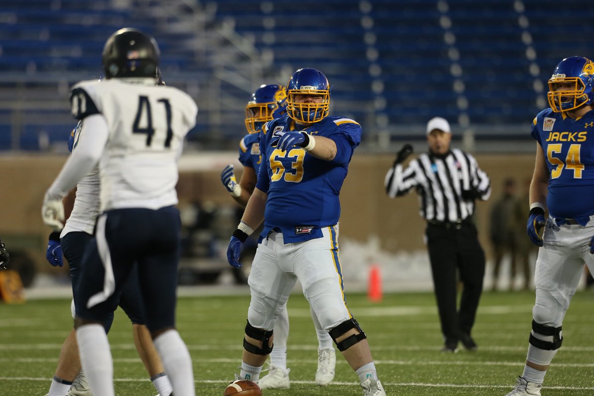 Meet <a href="/jdomandle/">Jack</a> an Offensive Lineman from Omaha, NE. Jack has played in 21 games during his career, primarily at center. He is majoring in Advertising.

#GoJacks 🐰🏈