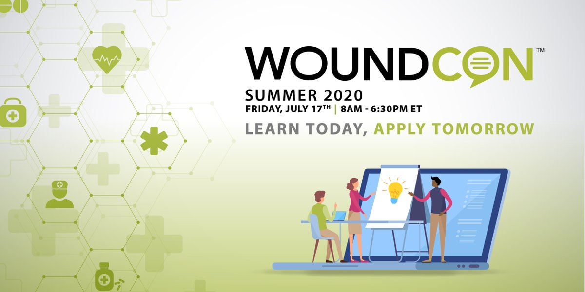 WoundSource's tweet image. FINAL DAYS TO REGISTER 
#woundconsummer2020 is next Friday, July 17th. Register today at bit.ly/wc2020tw