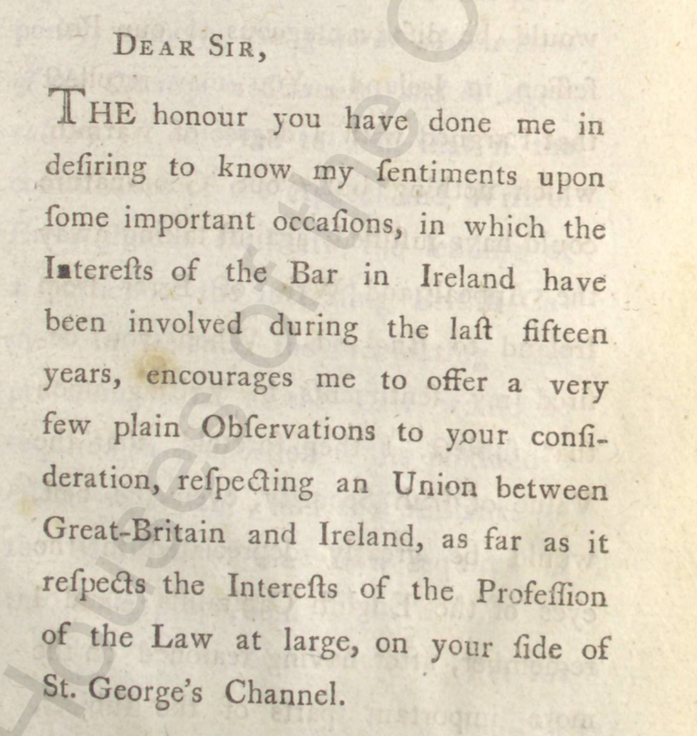 TheBarofIreland's tweet image. "A Letter from a Retired Barrister in London to a Practicing Barrister in Dublin; December 29th, 1798"

From the fantastic #OireachtasLibrary Digital Collections

Read the missive in full: bit.ly/2C1frVD