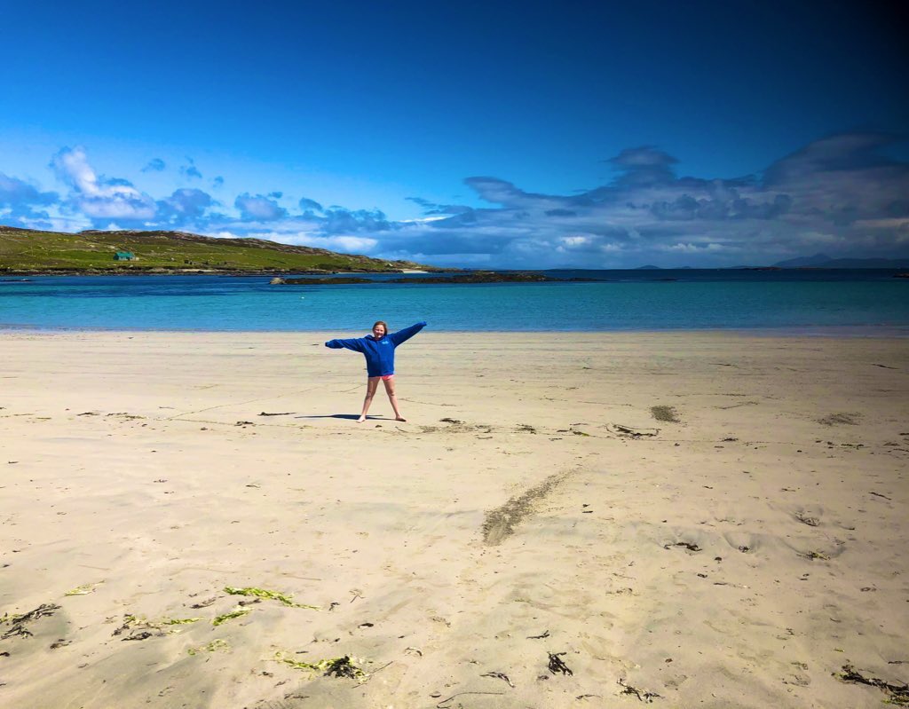 LetitiaWade's tweet photo. @discoverirl @All_Connemara @AranConnemara We were on that beach today @discoverirl and the view was even better in person - Dooagh Beach, East End #inishbofin #connemara #WildAtlanticWay https://t.co/6XVNPlj7wE
