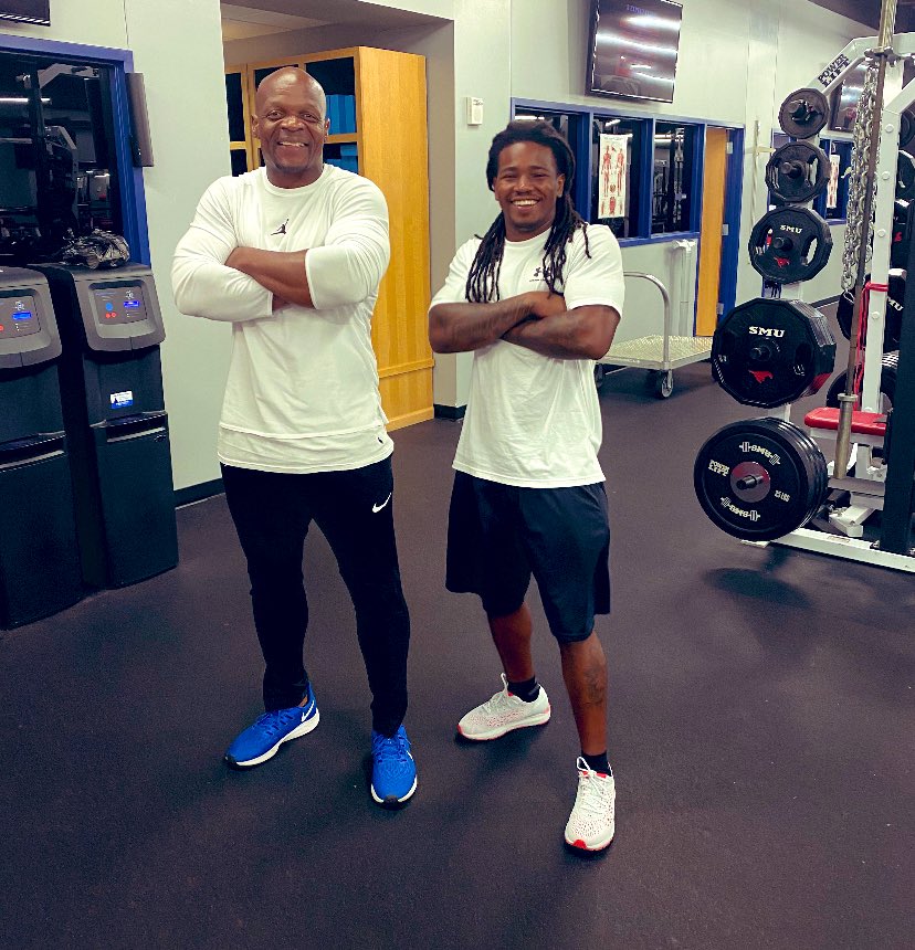 DeionSanders's tweet photo. I sent @JaquanSheals FLORIDA to learn from the real O.G. @SMU_Football Coach KAZ KAZADI ! Ain’t nobody better! #Truth https://t.co/N9tMHqsufW