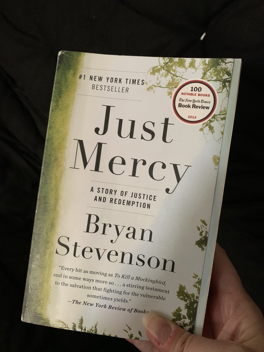 DrWazFHS's tweet photo. I just finished reading #JustMercy by Bryan Stevenson. Excellent. Incredibly moving. One of those books I’ve been meaning to read for a while now- and now that I’ve finished it, I wonder why it took me so long to start. #SummerReading #JustReadFHS @JustReadFHS https://t.co/q45iqvwmaX