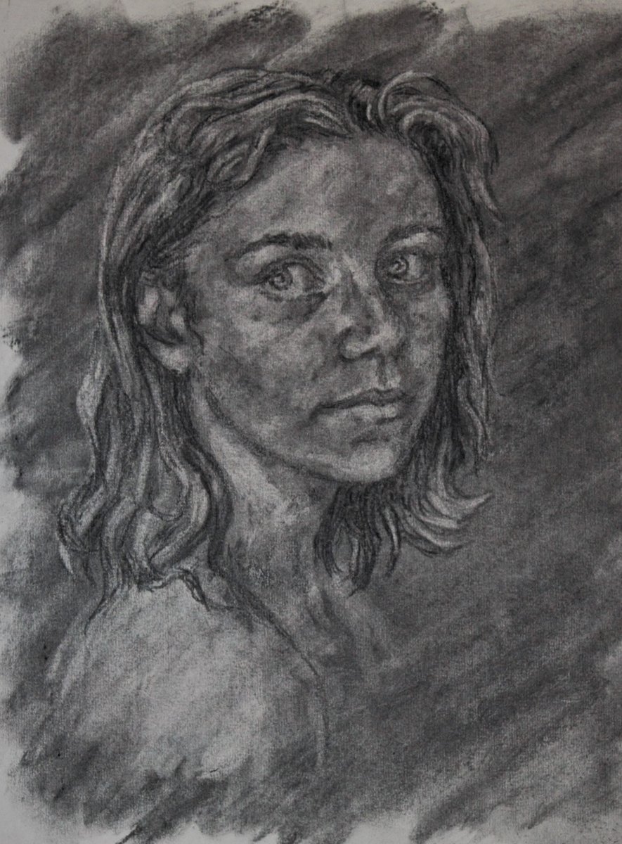 I never really post here but here's a wee self portrait I did last week hi