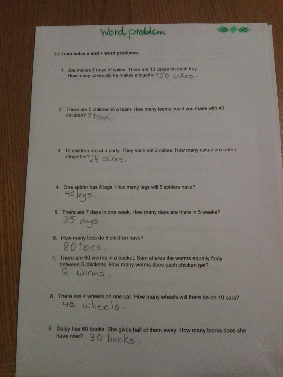 miaan_rizwan's tweet photo. @Ms_S_Nizami_WWA @winston_way @UL_Year2 
Diyaab has completed his Maths &amp; English work. He also did some word problems &amp; learnt some new words with their meanings. https://t.co/XJDTd76LWJ