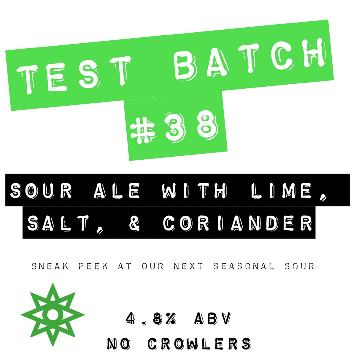 So...we’re pretty bad @Twitter...but this beer is good! Swing in and grab a preview of our next seasonal sour.