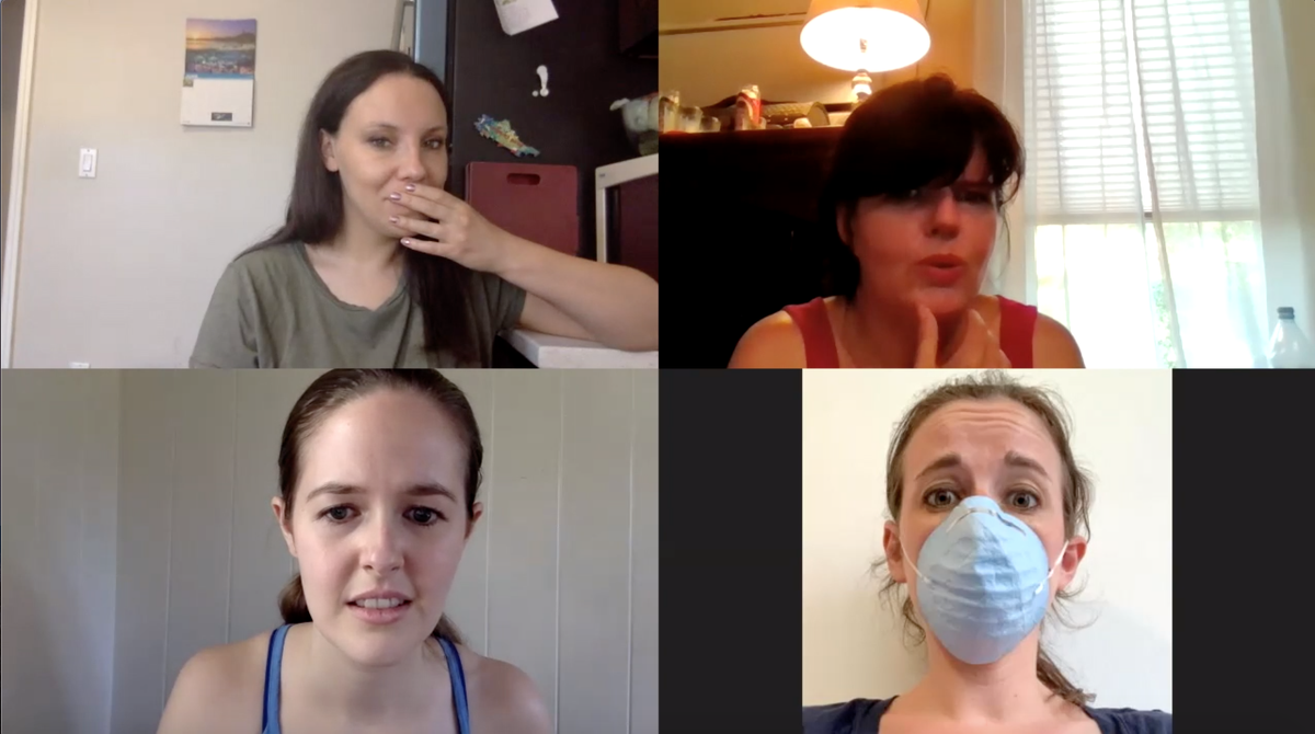 ReelWomenNYC's tweet photo. COUNTDOWN: 1 DAY until our new short HOW YOU WEAR YOUR MASK is released!!! #countdown #releasedate #contentcretion #newshort #shortfilm #comedy #comedyfilm #masks #socialdistancing #zoom #mask #womeninfilm #currentevents @JustineSHarriso @DeniseIvanoff @cynthiawhitman_ @jmac63913 https://t.co/t3pbE3NbMD