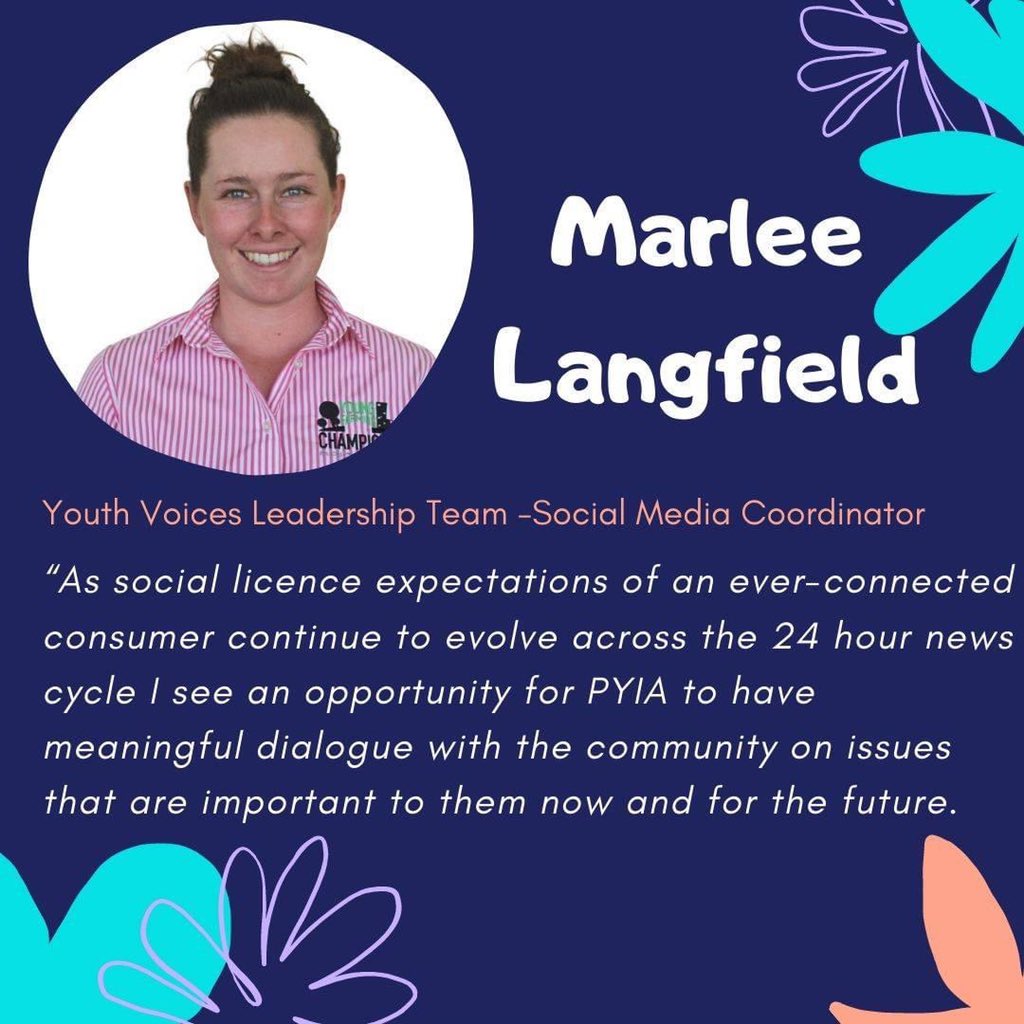 YouthVoicesYFC's tweet image. Introducing creative curator Marlee! As CEO of Cowra agribusiness, farmer &amp;amp; grain grower she is a steward of the land &amp;amp; passionate about sharing this journey &amp;amp; amplifying youth voices of ag through programs like YFC and Grain Growers Limited ‘Grains Social Leadership’ program