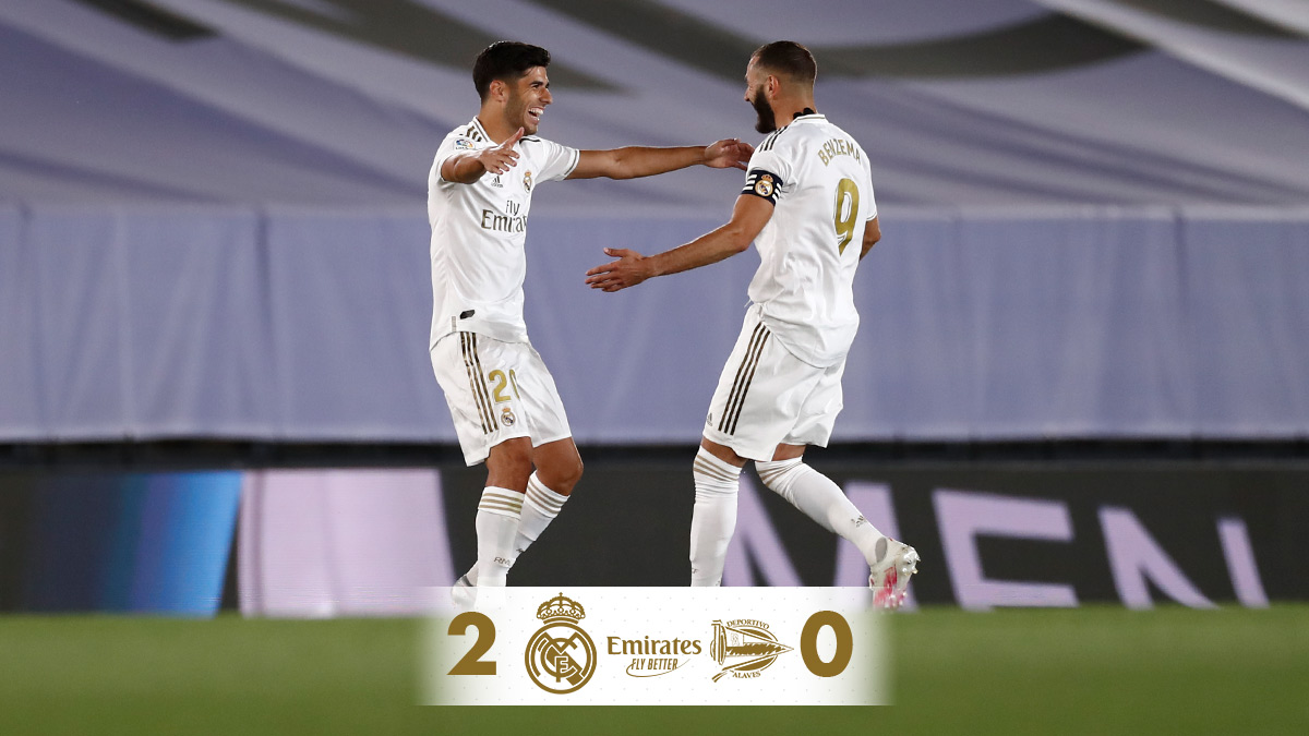 レアル マドリード C F 試合終了 レアル マドリード 2 0 アラベス 11分 ベンゼマ Pk 51分 アセンシオ Emirates Rmliga T Co 3yvzr06whs Twitter