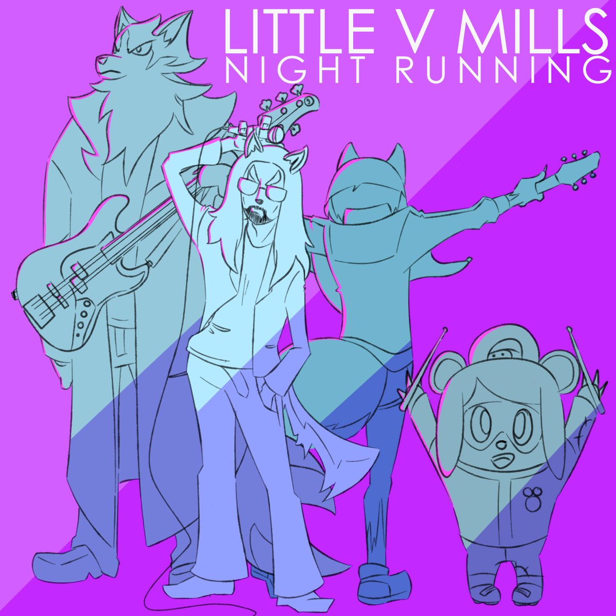  @LittleVMills feat. BNA ☆ GANG // Night Running (Outro Version)Based on his latest cover: 