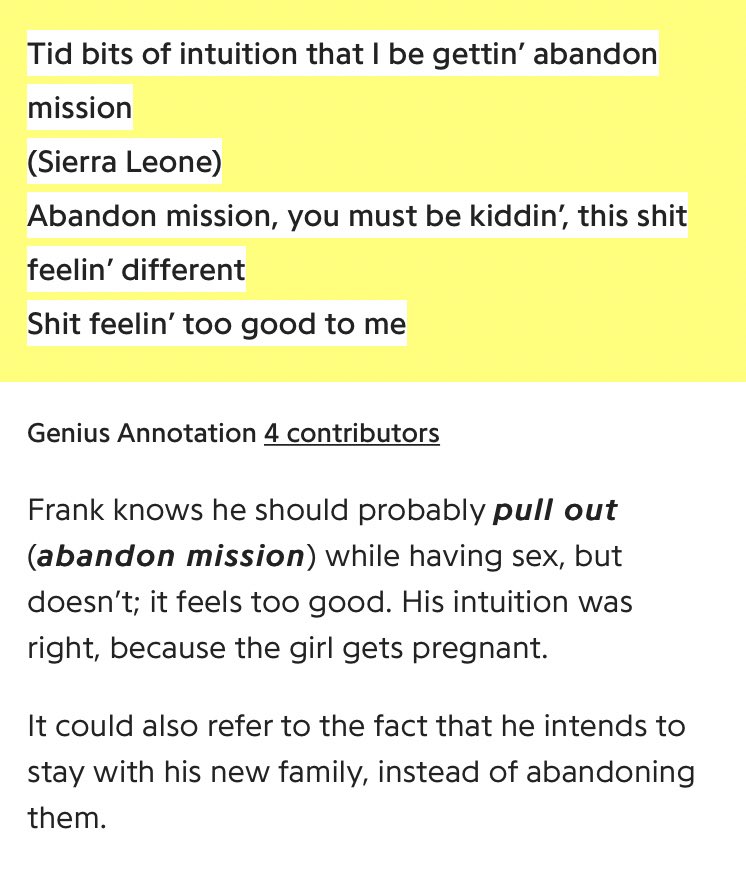 Frank’s songwriting on this album has been praised and there are many lyrical gems