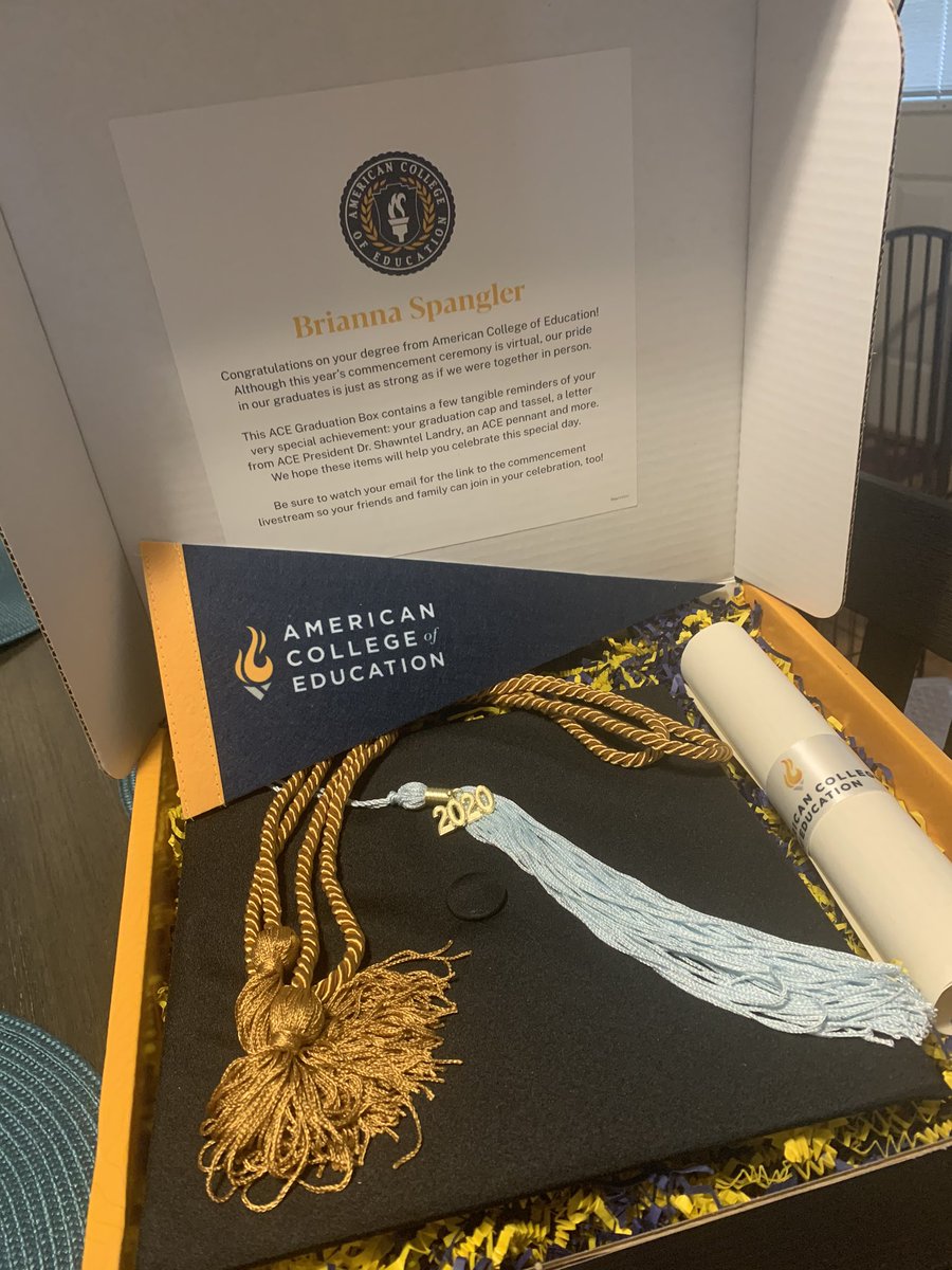 It’s official!! Masters in Curriculum and Instruction is done! So excited!! #d56achieves #PTpride <a href="/ACEedu/">American College of Education</a> #ACEGrad2020 #ACECommencement