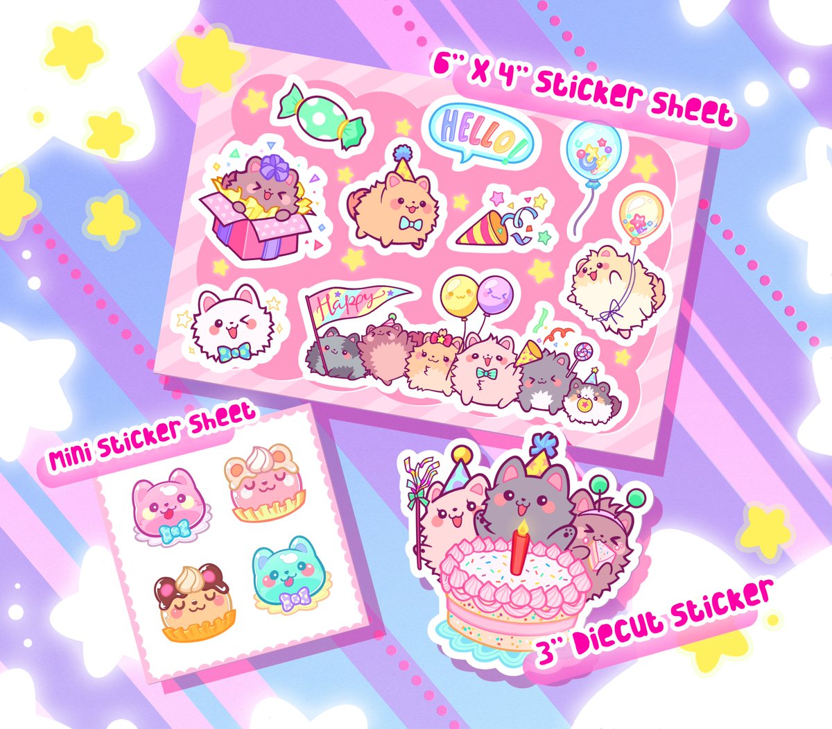 PommyPals's tweet photo. Hi everyone! After months of prepping, we finally have a Patreon! Pommy Pals Patreon is a monthly subscription based sticker club. You'll get many perks such as sketchbook downloads, behind the scene work process, free printable, and join polls and discussions. Link in bio! https://t.co/RwkuyDXYiZ