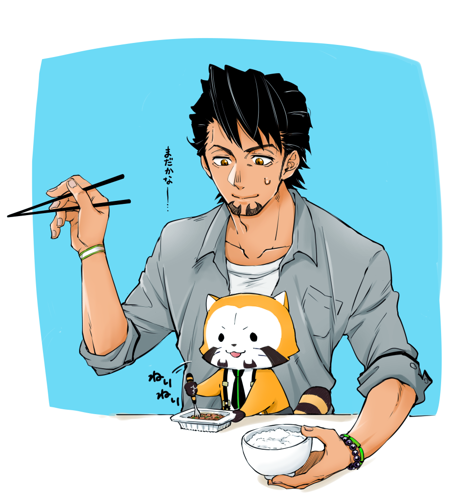 鏑木・T・虎徹 「納豆かき混ぜ職人の朝は早い 」|ちゃぼのイラスト