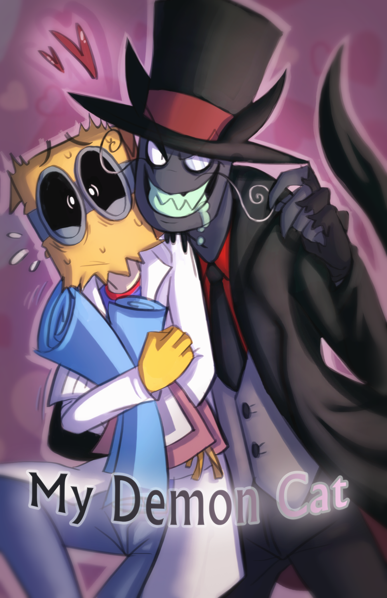 1 pic. here it is. There's more tomorrow (if I can) #villainous #paperhat #webcomic #comic #yaoi #drflug #blackhat https://t.co/alQPy20k0C