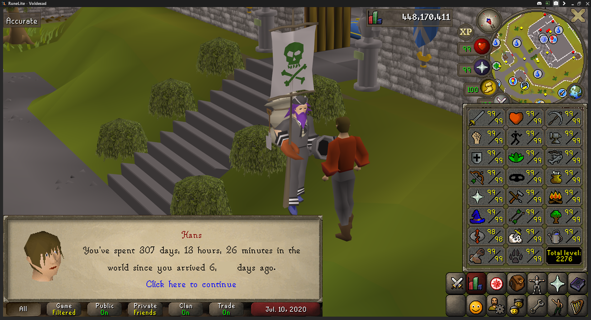 Hello friends,
I will be maxing this upcoming Tuesday, July 14th at 4pm PST (11pm GMT). I'll fire up the old twitch account to stream the festivities an hour before I max. Hope to see some familiar faces. 
Much love,
Voldy