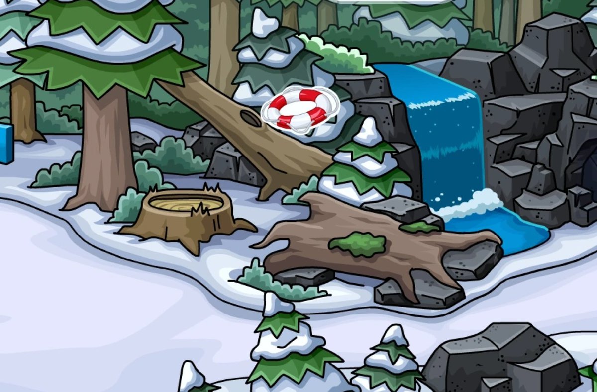 CPRRewind's tweet photo. 6 years ago today, the Life Preserver Pin was hidden at the forest.

The pin looked very similar to the Life Ring Pin and all players could obtain it.

This was Club Penguin's 282nd pin. https://t.co/LrnieMSrAY