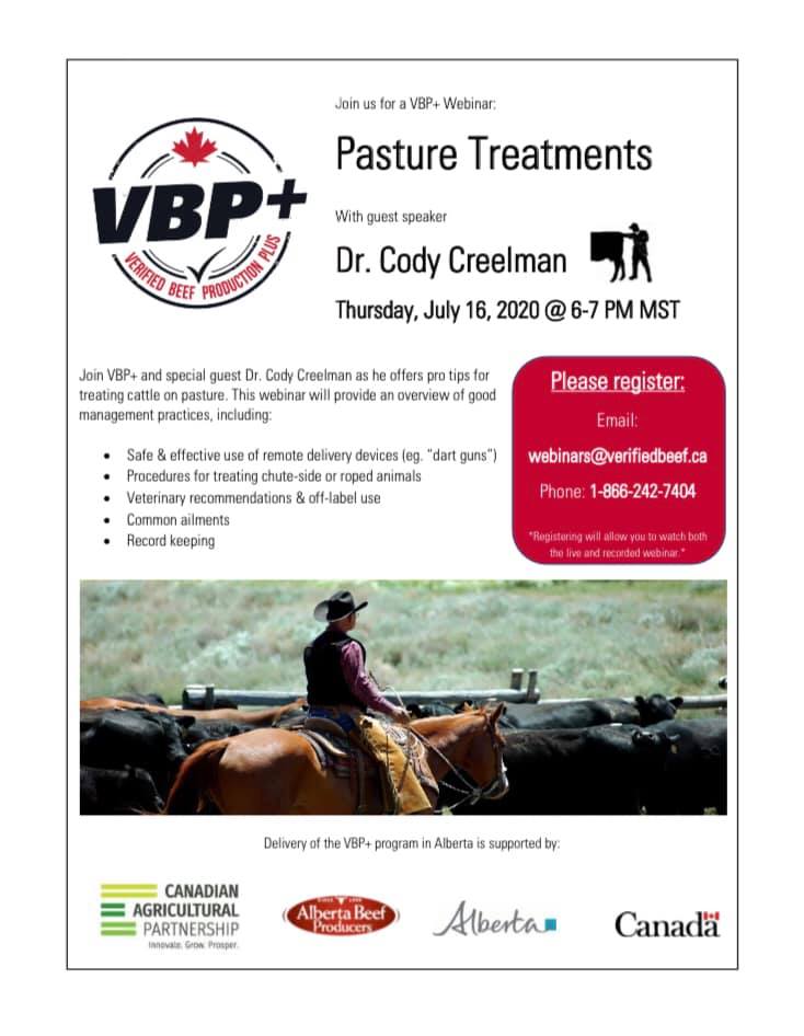 Check out this awesome opportunity. To register: https://t.co/XoXQ6UdBXv
#livestock #pasture #cattle #VBP #farm #alberta https://t.co/igoRbnWzjY