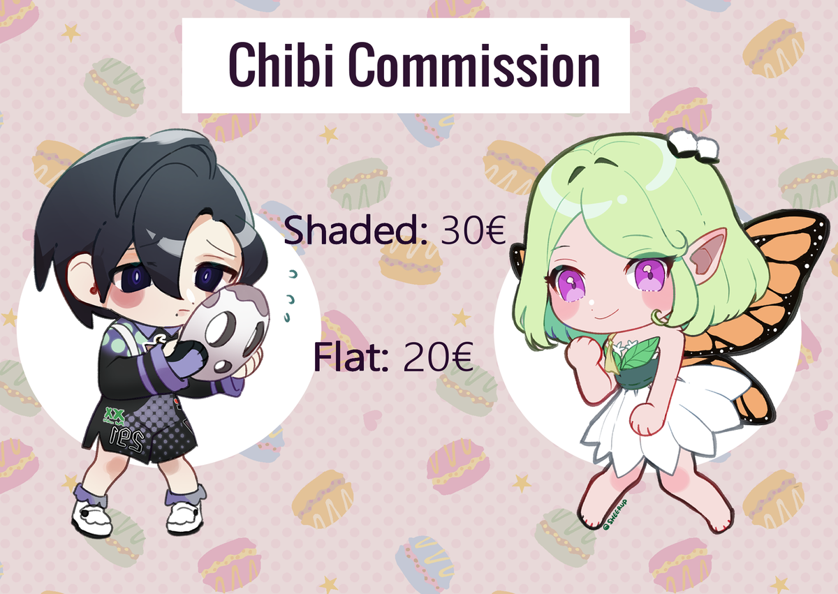 Sheerup_Box's tweet photo. [UPDATED] 🍀🍩Commissions Sheets!🍩🍀 https://t.co/Vxl8BcKeKV