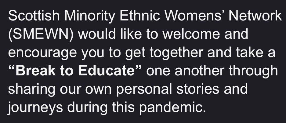 SMEWN1's tweet photo. PLEASE SHARE: Excited to present a first in a series of webinars for #BAME women🙌🏽

On the 22nd July at 12pm we will be holding a virtual session to hear your experiences during #COVID19 &amp; collectively share our journeys

For more info &amp; to join us please email: SMEWN@outlook.com https://t.co/regoMKMiq3