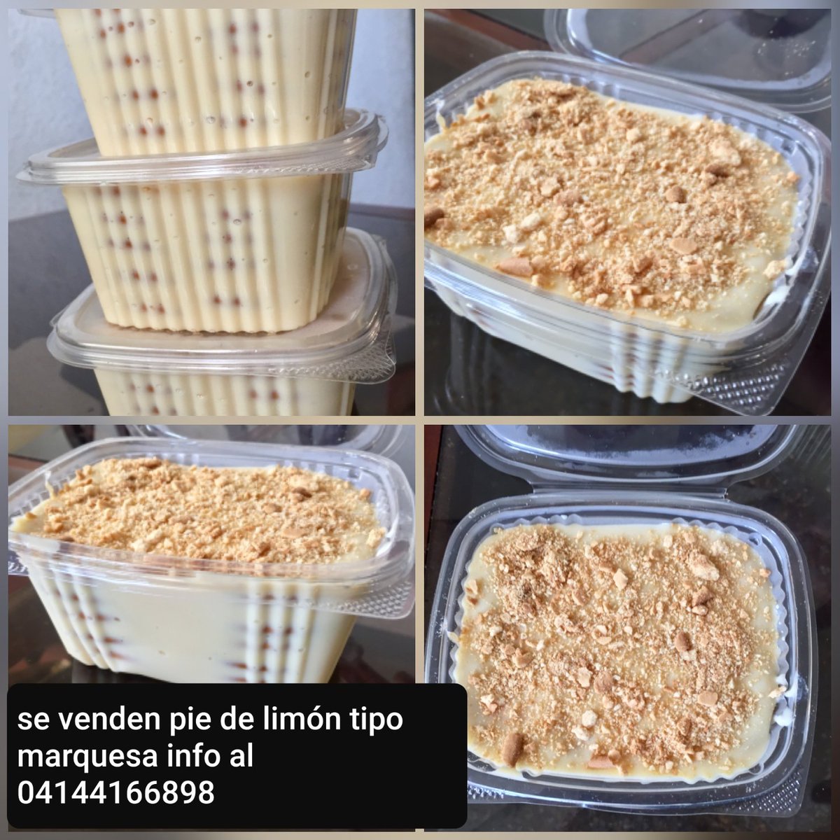 Mis queridos marginales mi mamá tiene un nuevo emprendimiento y esta vendiendo pie de limón tipo marquesa, si puedes apoyarme con un RT eres un sol