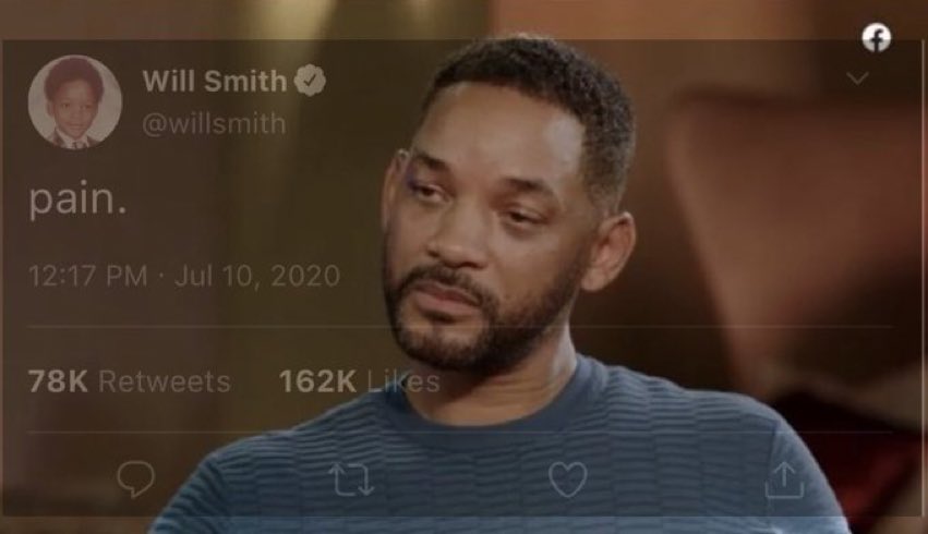 Classy (@class) on Twitter photo Will Smith: “When’s your next doctors appointment again?” 
Jada: “August 1st” 
Will: .... Aug- Will Smith: “When’s your next doctors appointment again?” 
Jada: “August 1st” 
Will: .... Aug-
