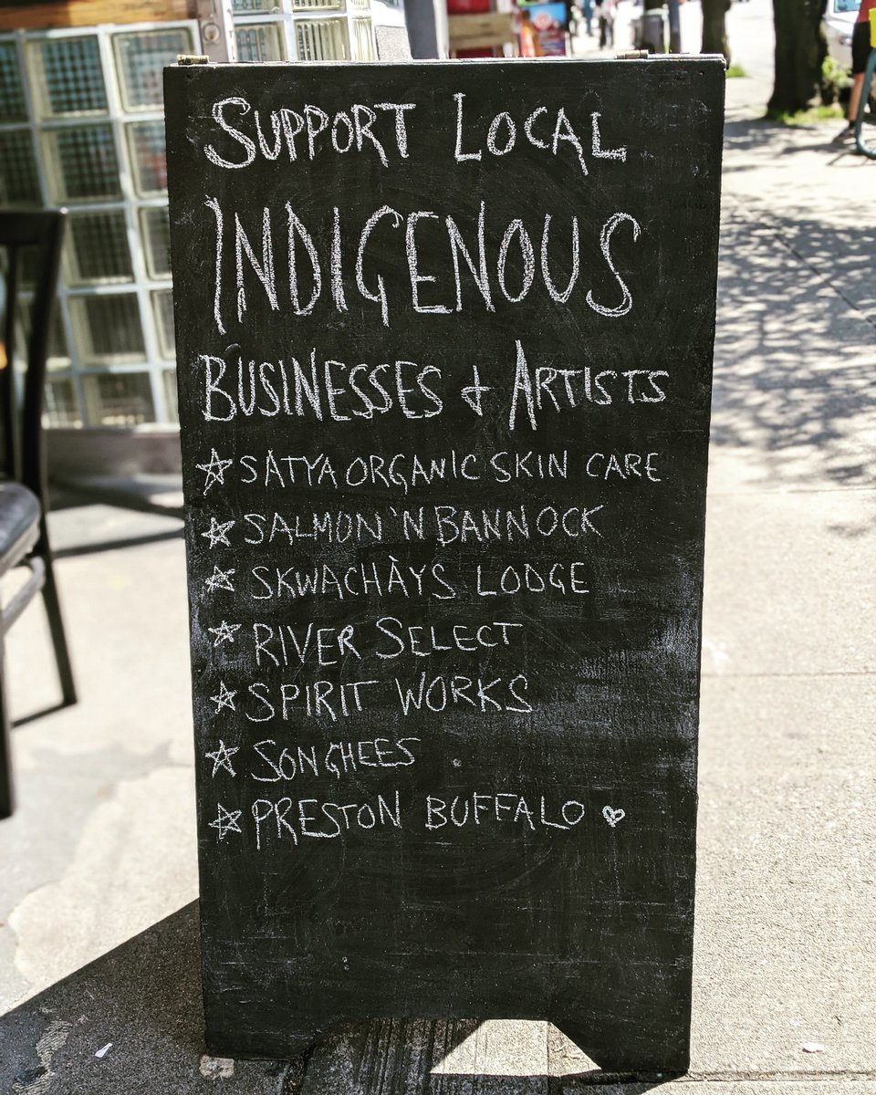 wallflowerdiner's tweet photo. Support local Indigenous businesses and artists. @satyaorganic @salmonnbannockbistro @river_select @prestonbuffalo @skwachayslodge #riverselect #spiritworks #songhees https://t.co/QHKMT7qyCE