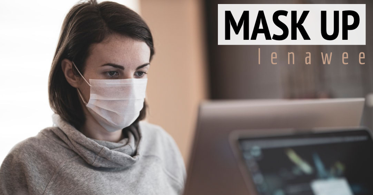 lenaweecounty's tweet photo. 😷  Research shows that masks can greatly reduce the chance of spreading COVID-19, especially when approximately 40% of those who have COVID-19 may be asymptomatic. 

#maskupmichigan https://t.co/mRUV4bfaXv