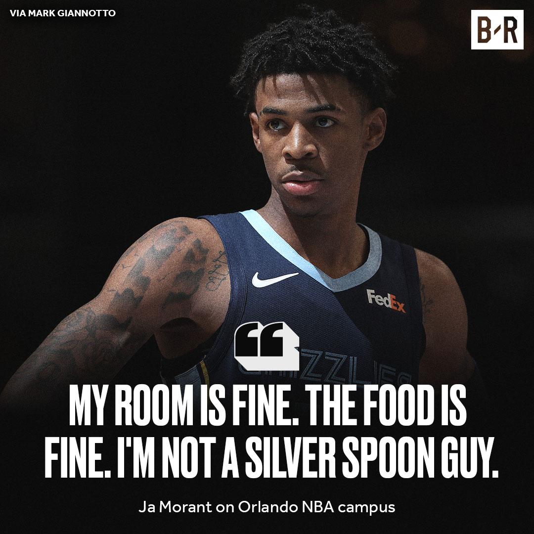 BleacherReport's tweet image. No complaints from Ja 🤷‍♂️