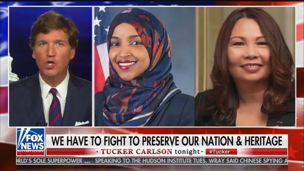 So when we talk about systemic, govt endorsed racism and propaganda from the top down: this is what we’re talking about. This is not an issue of people being “too sensitive” or “PC” - this is blatant hatred & white supremacy reinforced nightly by  @TuckerCarlson on  @foxnews.