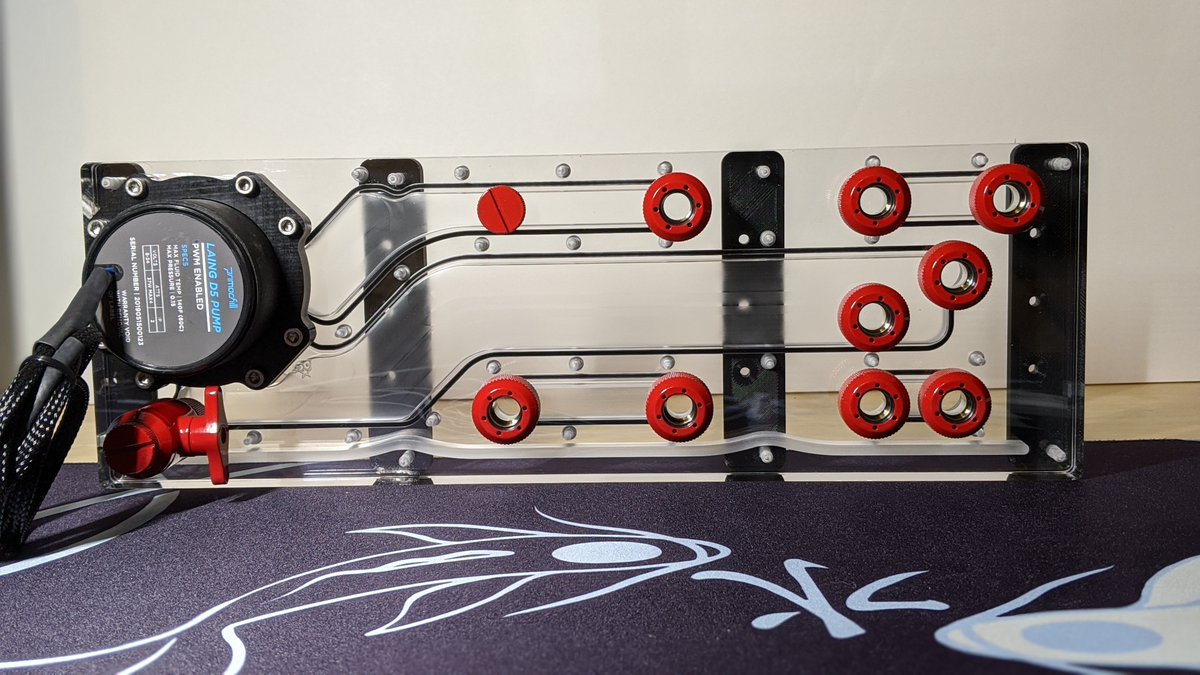 RoninMechaWorks's tweet image. Decided on the @RadikultCustom prototype distro block for the @HITCOMMAND  base station! Looks awesome, be sure to give @RadikultCustom him a follow!

#radikultcustom #hitcommand #FractalDesignNA #RoninMechaWorks #SponsoredBuild #pcmods #reservoir #watercooling #pc #pcbuild #PCMR