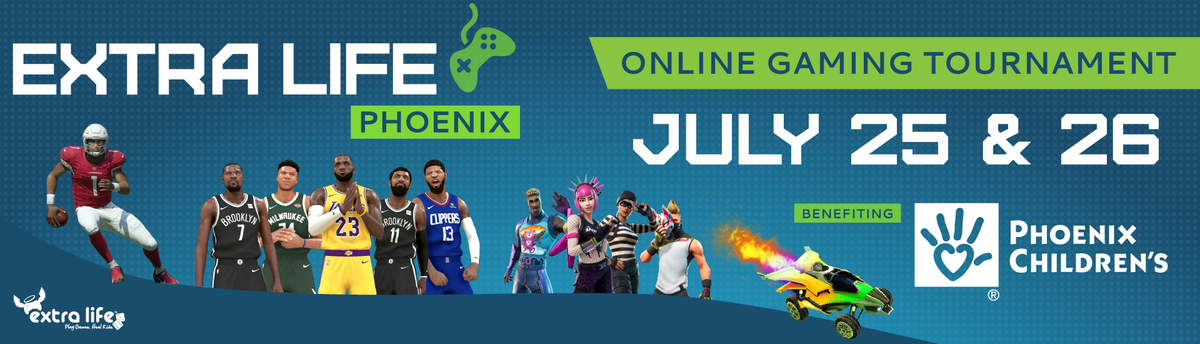 PCH_IgniteHope's tweet photo. Register for the premier Esports tournament in Arizona and make a difference for Arizona kids @PhxChildrens
Who will reign supreme as #ExtraLifePhoenixChampion #Esports #Gaming #Playgameshealkids https://t.co/AN9Z2JX5Jf https://t.co/zxeJ9apf9l