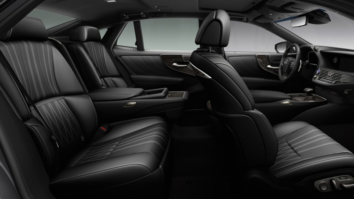 Seats in a car? More like seats in a soundstage. The Mark Levinson audio system in the #LexusLS 500h features a 16-channel DPS amplifier, 3D audio tech, 2,400 watts, and 23 speakers to provide an unprecedented listening space. lexus.us/2MZCNLe