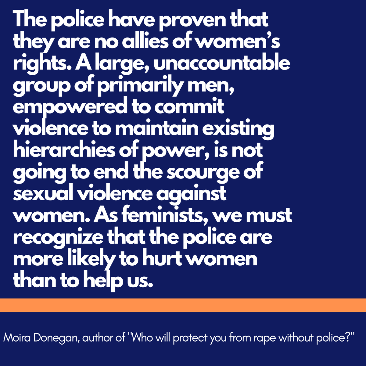 ReinvestConway's tweet photo. We understand that while rape, sexual assault, harassment, and domestic violence are not solely perpetrated against these groups, cis & especially trans women and femmes are most vulnerable to these attacks--by friends, strangers, and cops.
#DivestCPD is a feminist cause. https://t.co/rpghTYzneu