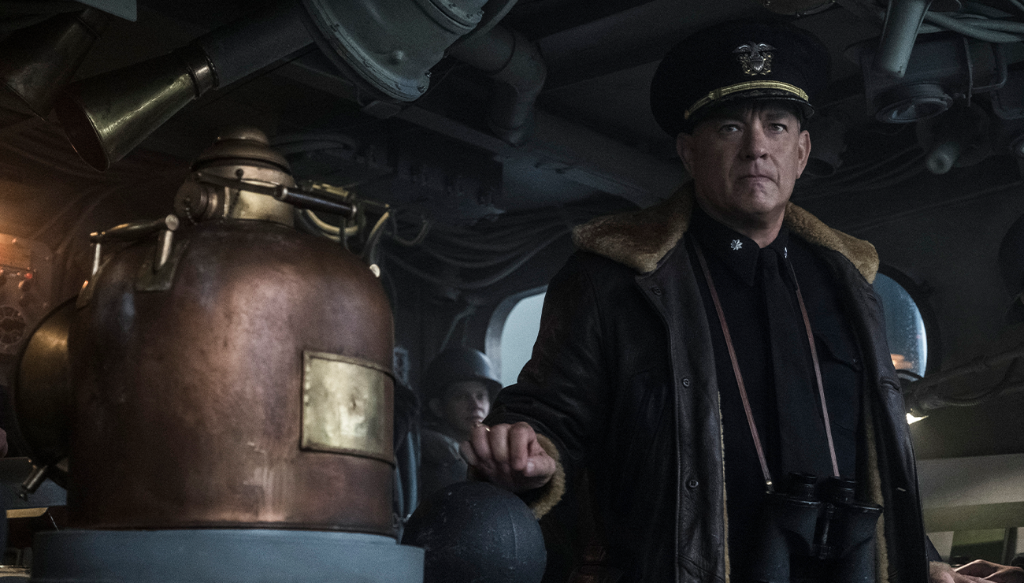 ApplePodcasts's tweet photo. Hear @tomhanks geek out with Dan Carlin on @HardcoreHistory. They also talk about #GreyhoundMovie, his new WWII naval-themed film out today on Apple TV+. https://t.co/ZCsMlXSB4L https://t.co/Q1atv2jWJ7