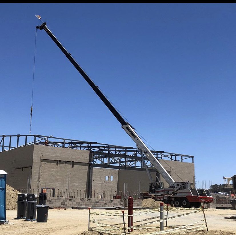 Things are coming together on the new <a href="/MaryFaySchool/">Mary Fay Pendleton</a> campus!! The roof on our new gym is going up thanks to local company Scrape Certified Welding. <a href="/FUESDSchools/">FUESD Schools</a> #TheMaryFayWay