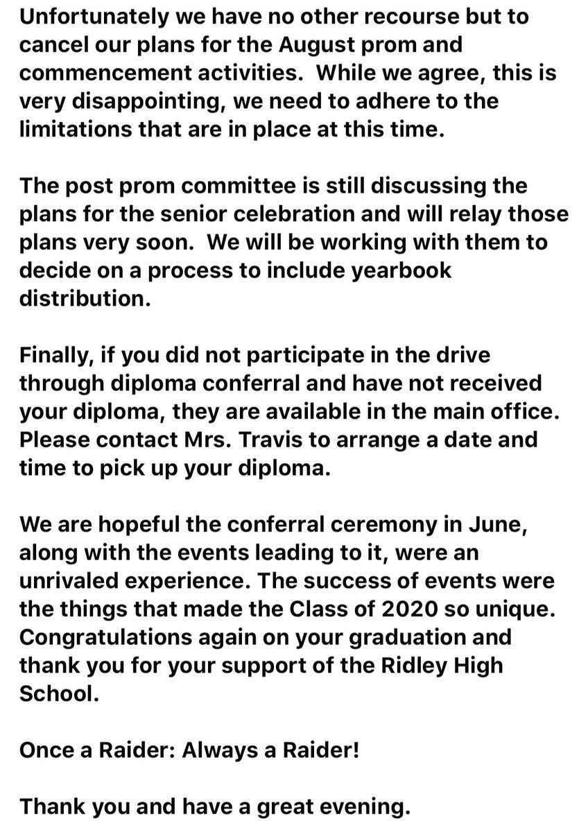 Ridley Class Of 2020 tweet media