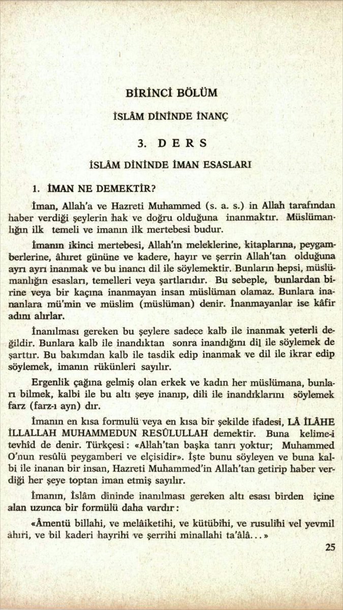 8- On explique de A à Z correctement la religion au Soldat Turc, même dans les détails les plus élémentaires. Pourquoi avons-nous eu besoin d'expliquer tout cela au Soldat Gardien de la République? Pour lutter contre l'ignorance qui régnait en Anatolie et chez les soldats mêmes.