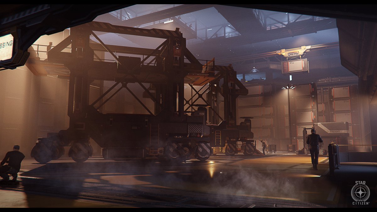 I'm so excited for the new Cargo Decks on space stations in #StarCitizen coming in 3.11 😍