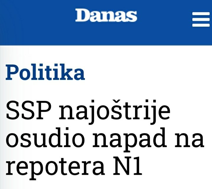 dragansormaz's tweet photo. 1. A ostali novinari?!! Beta,  Kurir,  Pink...?!!
2. Pa čoveče koliko si nesposoban kada ovako organizujes protest?!! https://t.co/BtN7NmolXe